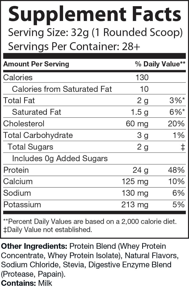 Natural Whey Premium Whey Protein - Salted Caramel